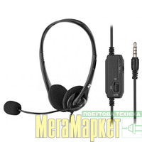 Комп'ютерна гарнітура 2E CH11 On-Ear Black (2E-CH11SJ) МегаМаркет