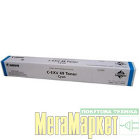 Тонер для принтера Canon C-EXV49 Cyan (8525B002) МегаМаркет