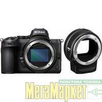 бездзеркальний фотоапарат Nikon Z5 + FTZ adapter (VOA040K002) МегаМаркет