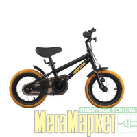 Дитячий двоколісний велосипед Miqilong ATW-ST12-BLACK МегаМаркет