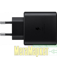 Мережевий зарядний пристрій Samsung USB-C Wall Charger with Cable USB-C 45W Black (EP-TA845XBEGRU) МегаМаркет