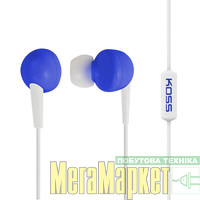 Навушники з мікрофоном Koss KEB6i Blue МегаМаркет