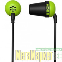Навушники без мікрофону Koss The PLUG Green МегаМаркет