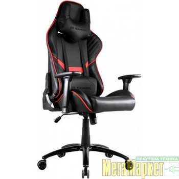 Комп'ютерне крісло для геймера 2E Hibagon black/red (2E-GC-HIB-BKRD) МегаМаркет