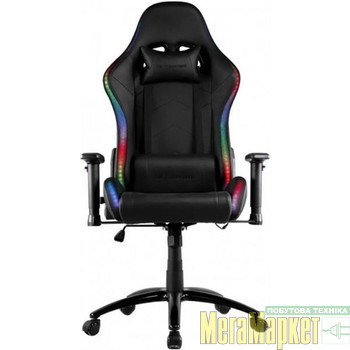 Комп'ютерне крісло для геймера 2E Ogama RGB Black (2E-GC-OGA-BKRGB) МегаМаркет