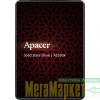 SSD накопичувач Apacer AS350X 128 GB (AP128GAS350XR-1) МегаМаркет