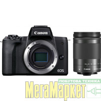 бездзеркальний фотоапарат Canon EOS M50 Mark II kit (18-150mm) IS STM Black (4728C044) МегаМаркет