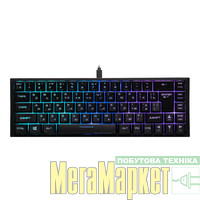 клавіатура 2E KG350 RGB USB Black (2E-KG350UBK) МегаМаркет