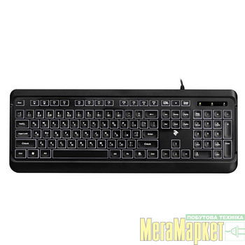 Клавіатура 2E KS120 USB Black (2E-KS120UB) МегаМаркет
