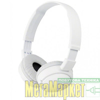 Навушники без мікрофону Sony MDR-ZX110 White МегаМаркет