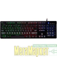 клавіатура 2E Gaming KG280 LED USB Black Ukr (2E-KG280UB) МегаМаркет