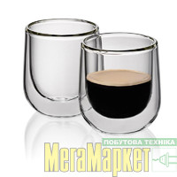 склянка KELA Набор стаканов для эспрессо Fontana 60 мл 2 шт. (12403) МегаМаркет