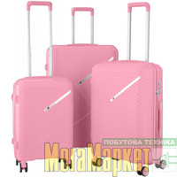 Набір валіз 2E Sigma Pink (2E-SPPS-SET3-PK) МегаМаркет