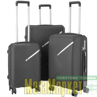 Набір валіз 2E Sigma Graphite (2E-SPPS-SET3-GR) МегаМаркет