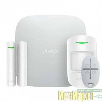 Комплект охоронної сигналізації Ajax StarterKit 2 white МегаМаркет