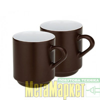 чашка для чаю KELA Чашка Mattia, коричневий, 300 мл, 2 шт (12758) МегаМаркет