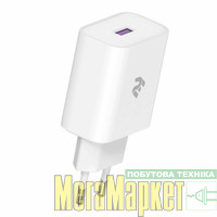 Мережевий зарядний пристрій 2E USB Wall Charger 3A (2E-WC1USB18W-W) МегаМаркет