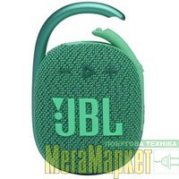 Портативні колонки JBL Clip 4 Eco Green (JBLCLIP4ECOGRN) МегаМаркет
