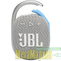Портативні колонки JBL Clip 4 Eco White (JBLCLIP4ECOWHT) МегаМаркет