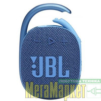 Портативні колонки JBL Clip 4 Eco Blue (JBLCLIP4ECOBLU) МегаМаркет
