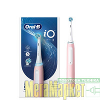 Електрична зубна щітка Oral-B iO Series 3 Pink МегаМаркет