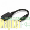 Кабель USB Type-C Digitus Type-C to USB AF 0.15m (AK-300315-001-S) МегаМаркет