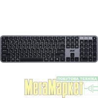 Клавіатура 2E KS240 WL BT Gray (2E-KS240WG) МегаМаркет