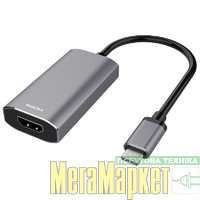 Адаптер 2E USB-C to HDMI v2.1 Gray (2E-W1409) МегаМаркет