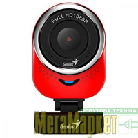 Веб-камера Genius Qcam-6000 Full HD Red (32200002408) МегаМаркет