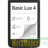 Електронна книга з підсвічуванням PocketBook 618 Basic Lux 4, Black (PB618-P-CIS) МегаМаркет