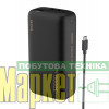 Зовнішній акумулятор (павербанк) Tecno Power Bank 30000mАh 22.5W Black (TPB-P302) МегаМаркет