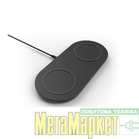 Бездротовий зарядний пристрій Belkin Wireless Charging Dual Pads 10W Black (WIZ002vfBK) МегаМаркет