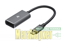 Кабель 2Е Type-C to DisplayPort, Alluminum, 0.2м (2E-W1404) МегаМаркет