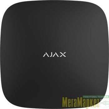 Інтелектуальний центр системи безпеки Ajax Smart Hub Plus (GSM+Ethernet+Wi-Fi+3G) чорний (000012233) МегаМаркет
