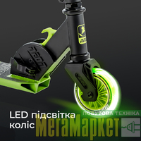 Самокат Neon Vector Зелений (NT05G2) МегаМаркет