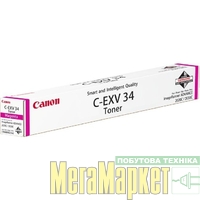 Тонер для принтера Canon C-EXV34 Magenta (3784B002AA) МегаМаркет
