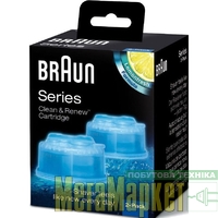 Картридж для очищення бритви Braun CCR2 Clean &amp; Renew МегаМаркет