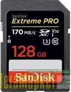 Карта пам'яті SanDisk 128 GB SDXC UHS-I U3 Extreme Pro SDSDXXY-128G-GN4IN МегаМаркет
